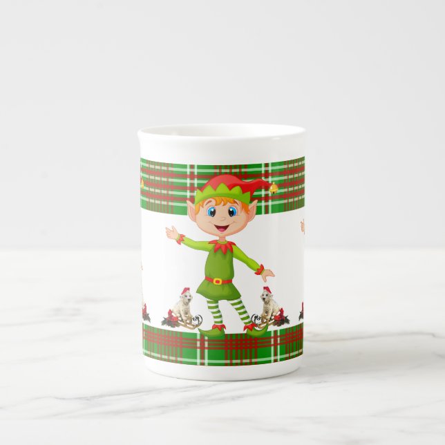 Julmugg, Tomte, God Jul Benporslin Mugg (Framsidan)