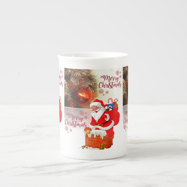 Julmugg, Tomte, God Jul Benporslin Mugg (Framsidan)