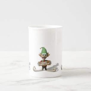 Julmugg, Tomte, God Jul Benporslin Mugg