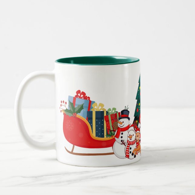 Julmugg Två-Tonad Mugg (Vänster)