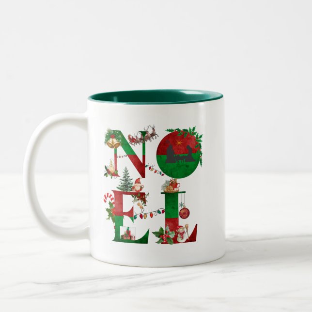 Julmugg Två-Tonad Mugg (Vänster)