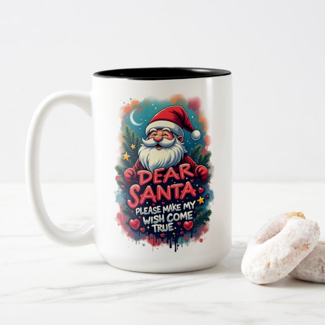 Julmugg Två-Tonad Mugg (Med munk)