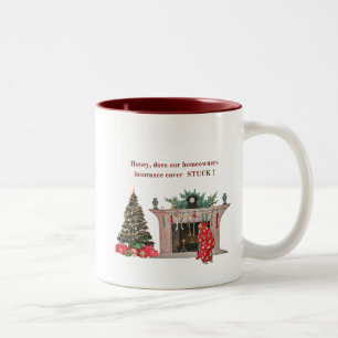 Julmugg Två-Tonad Mugg