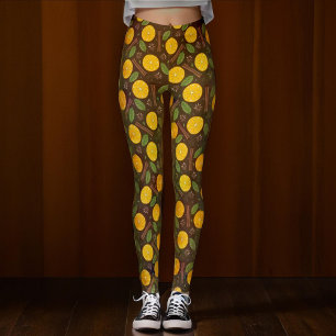 Julmullad, brun vin-krydda leggings