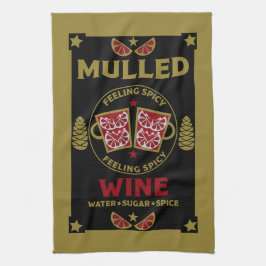 Julmullad Red Vin Kökshandduk