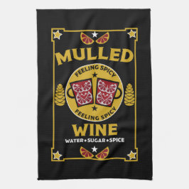 Julmullad Red Vin Kökshandduk