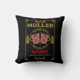 Julmullad Red Vin Kudde