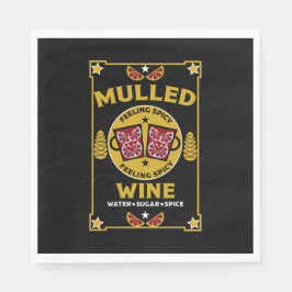 Julmullad Red Vin Pappersservett