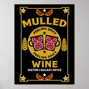 Julmullad Red Vin Poster
