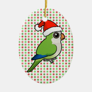 Julmunkparakiter Julgransprydnad Keramik