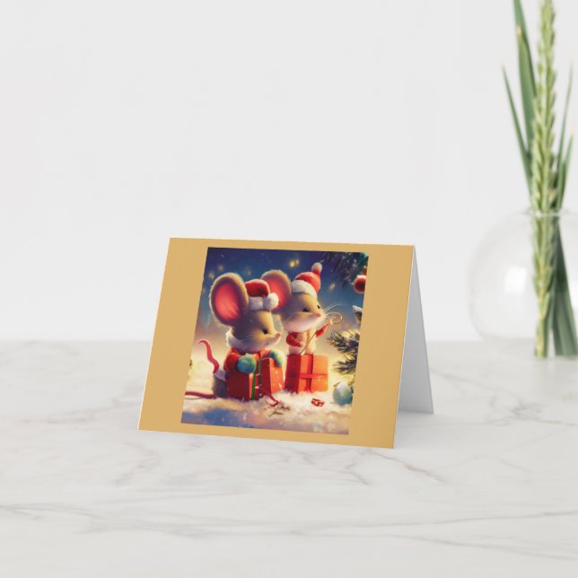 Julmus 3 helgkort (Framsida)