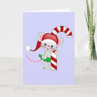 Julmus Candy cane Helgkort