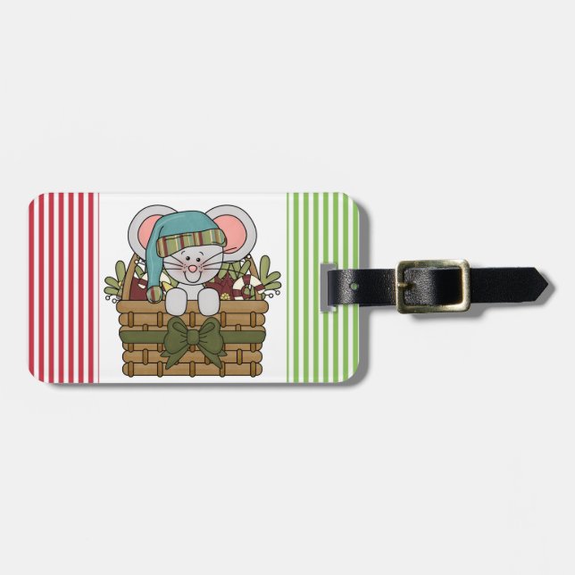 Julmus i basket bagagebricka (Horisontell Framsida)