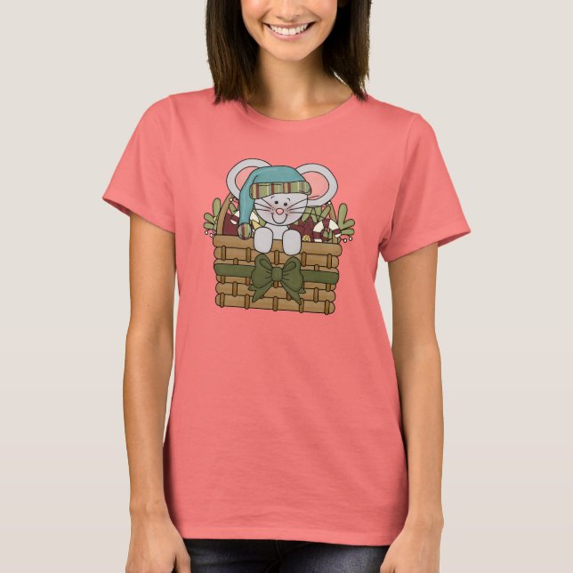 Julmus i basket t shirt (Framsida)