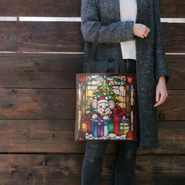 Julmus i Presenter Faux-lagat glas Tygkasse (Skapare uppladdad)