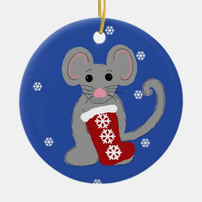 Julmus Julgransprydnad Keramik (Framsidan)
