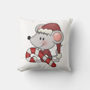 Julmus med candy cane kudde