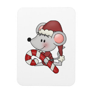 Julmus med candy cane magnet
