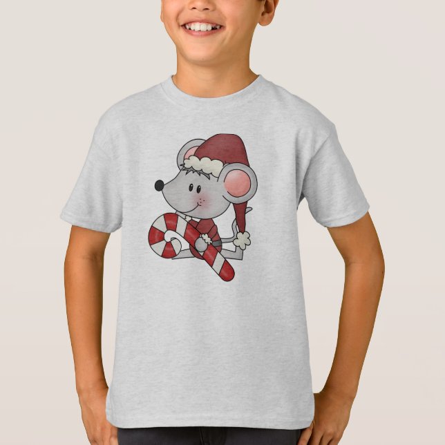 Julmus med candy cane t-shirt (Framsida)