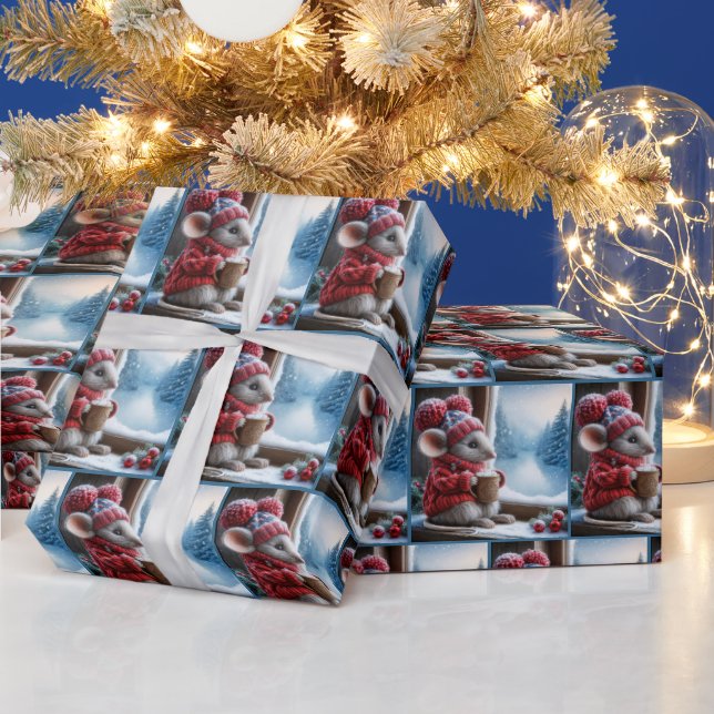 Julmus med Hett kakao Presentpapper (Helgdagar)