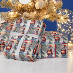 Julmus med Lantern Presentpapper
