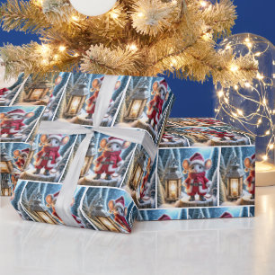 Julmus med Lantern Presentpapper