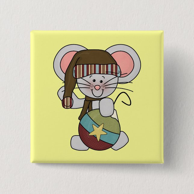 Julmus med prydnaden knapp (Framsida)