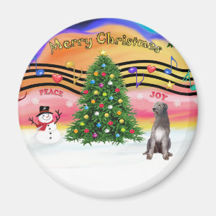 Julmusik 2 - Irish Wolfhound 1 Magnet