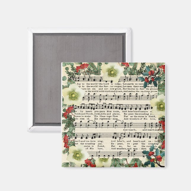 Julmusik, Glädje åt världen, Magnet (Front/Back)