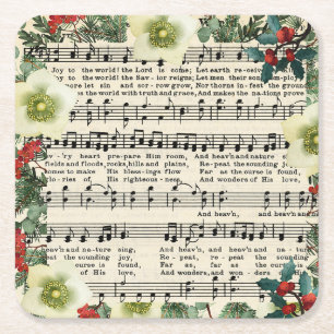Julmusik, Glädje åt världen, Underlägg Papper Kvadrat