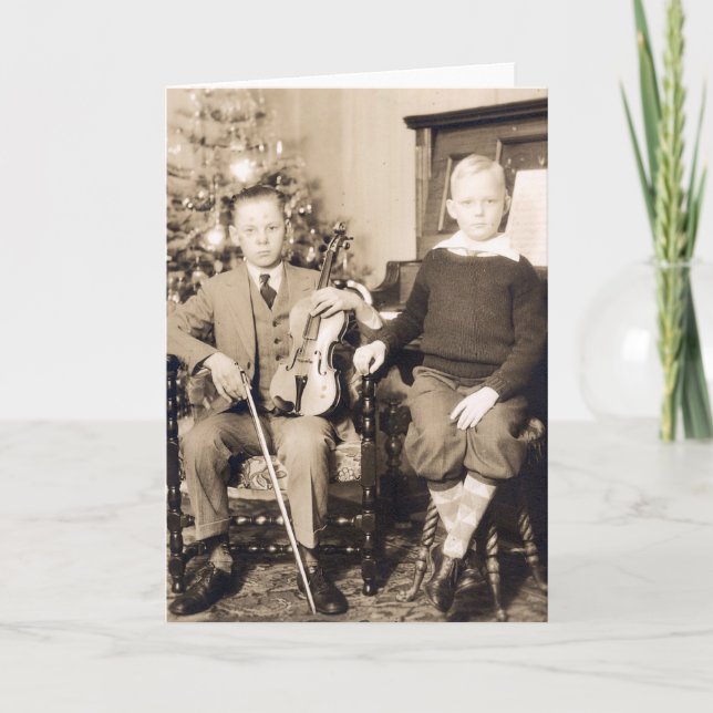 Julmusik Helgkort (Framsida)