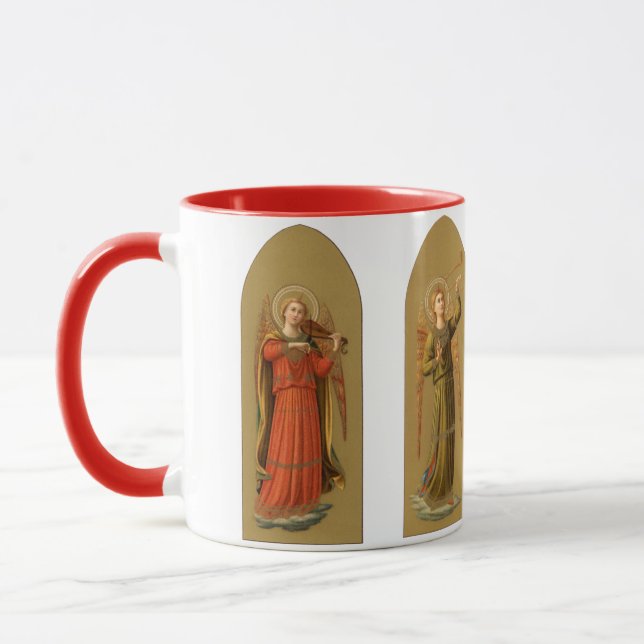 Julmusikeränglar, Vintage Renässans Mugg (Vänster)