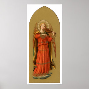 Julmusikeränglar, Vintage Renässans Poster