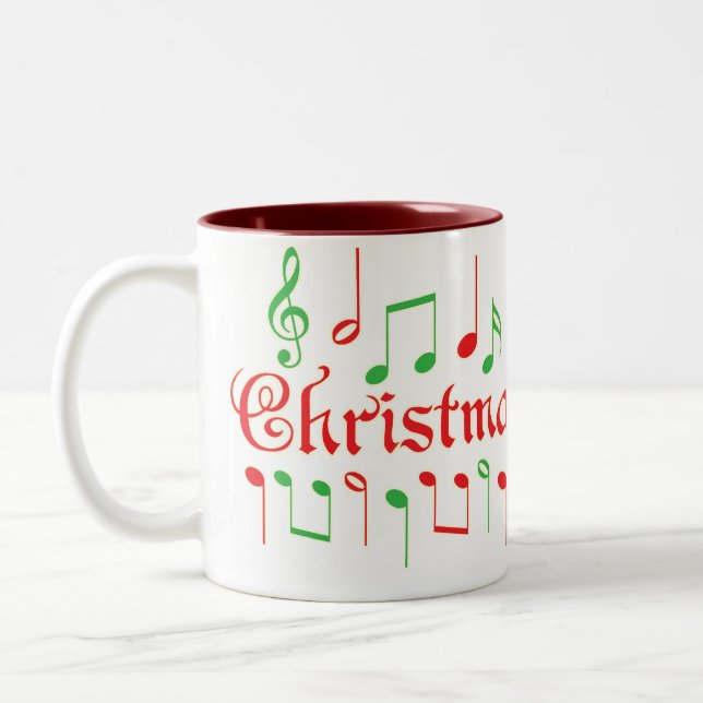 Julmusikmugg! Två-Tonad Mugg (Vänster)