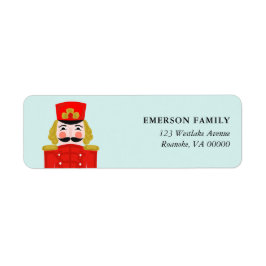 Julnäcklarnas teckenillustration returadress etikett