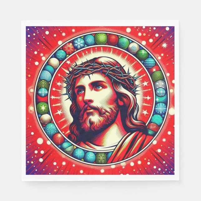 Julnapkins! Pappersservett (Framsidan)