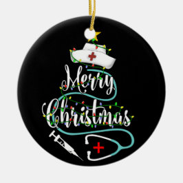 Julnäsan Stethoscope Julgran Light Julgransprydnad Keramik