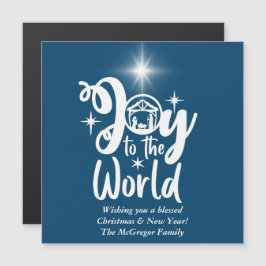 Julnativitet Joy till World Magnetic Card