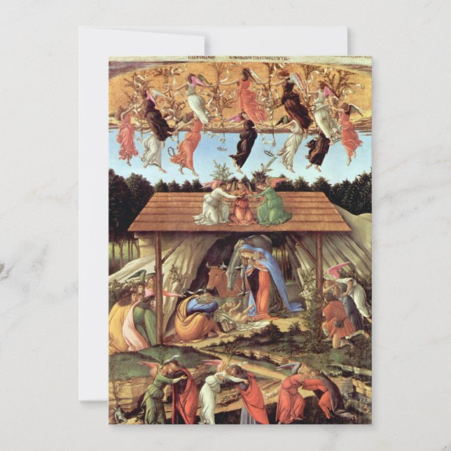 Julnativitet, Kristi födelse av Botticelli (Framsida)