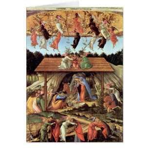 Julnativitet, Kristi födelse av Botticelli Hälsningskort