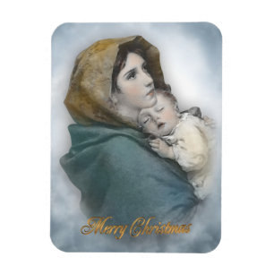 Julnativitet Madonna magnet