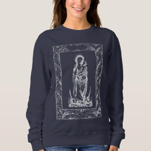 Julnativitet Madonna och Child Holly Gräns T Shirt