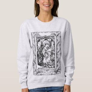 Julnativitet Madonna och Child Holly Gräns T Shirt