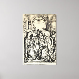 Julnativitet Madonna och Child Virgin Mary Canvastryck