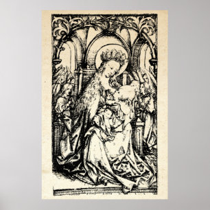 Julnativitet Madonna och Child Virgin Mary Poster