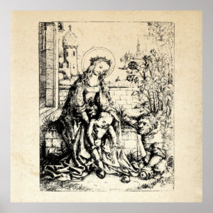 Julnativitet Madonna och Child Virgin Mary Poster