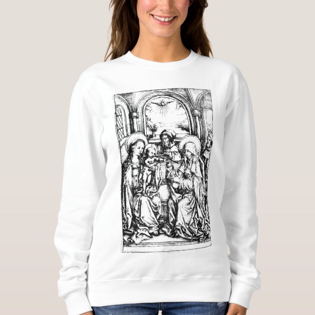 Julnativitet Madonna och Child Virgin Mary T Shirt (Framsida)
