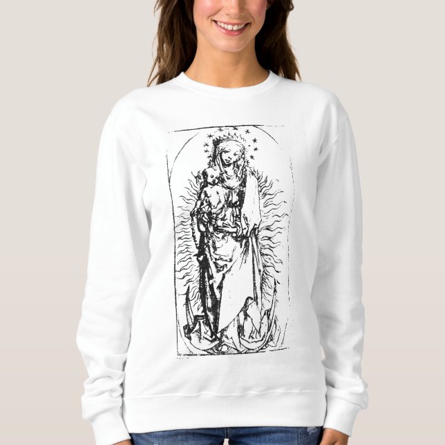 Julnativitet Madonna och Child Virgin Mary T Shirt (Framsida)