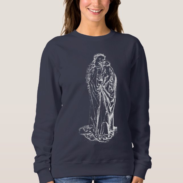 Julnativitet Madonna och Child Virgin Mary T Shirt (Framsida)