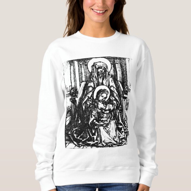 Julnativitet Madonna och Child Virgin Mary T Shirt (Framsida)